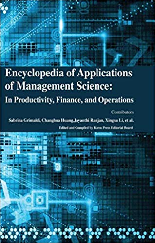 Encyclopaedia of Applications of Management Science: In Productivity, Finance, and Operations 4 Vols