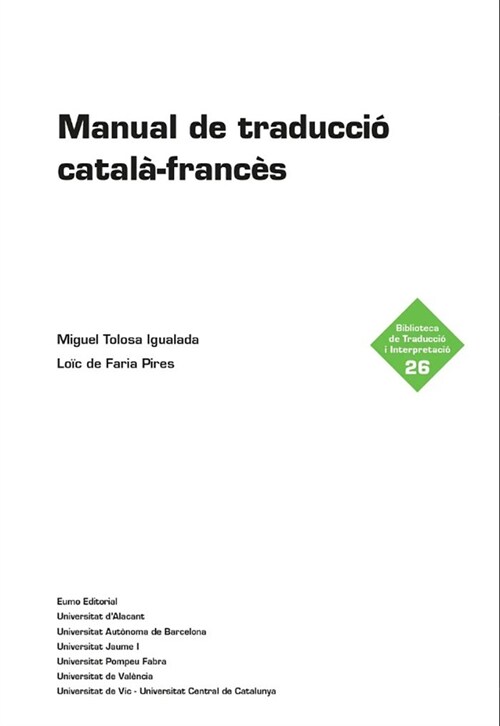 Manual de traduccio catala-frances (Paperback)