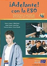 醫쩮elante! Con La Eso 1?Libro del Alumno: Material Para El Aprendizaje de la Lengua Por Contenidos (Paperback)